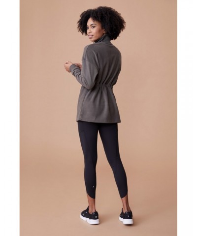 Central Womens Roller-Neck Fleece Khaki $15.60 Fleece