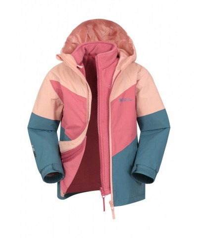 Lightning II Kids 3 in 1 Waterproof Jacket Dark Pink $33.14 Jackets