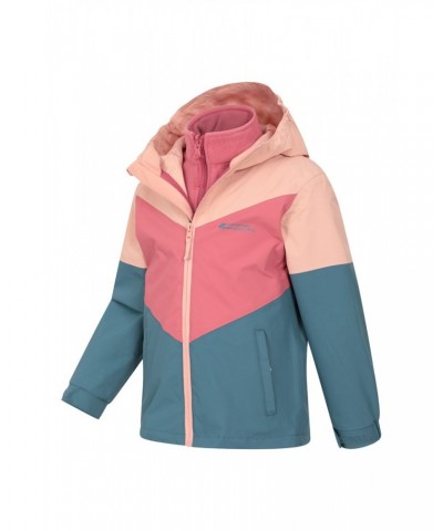 Lightning II Kids 3 in 1 Waterproof Jacket Dark Pink $33.14 Jackets