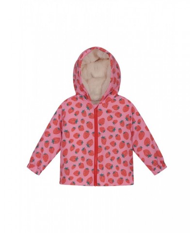 Baby Water-Resistant Cozy Jacket Light Pink $15.05 Babywear