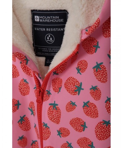 Baby Water-Resistant Cozy Jacket Light Pink $15.05 Babywear