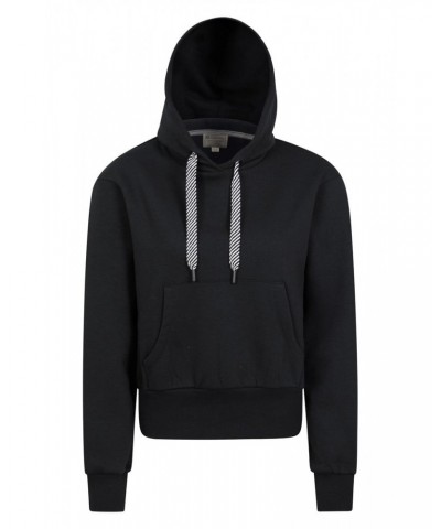 Cora Womens Cropped Hoodie Black $16.79 Tops