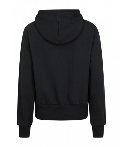 Cora Womens Cropped Hoodie Black $16.79 Tops