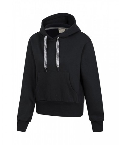 Cora Womens Cropped Hoodie Black $16.79 Tops