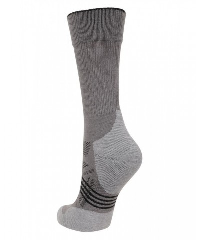 Womens Lightweight Merino Mid-Calf Socks Black $10.43 Accessories