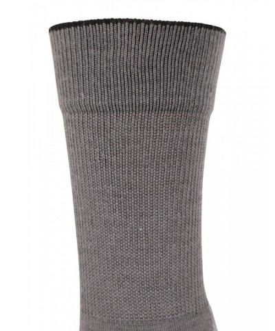 Womens Lightweight Merino Mid-Calf Socks Black $10.43 Accessories