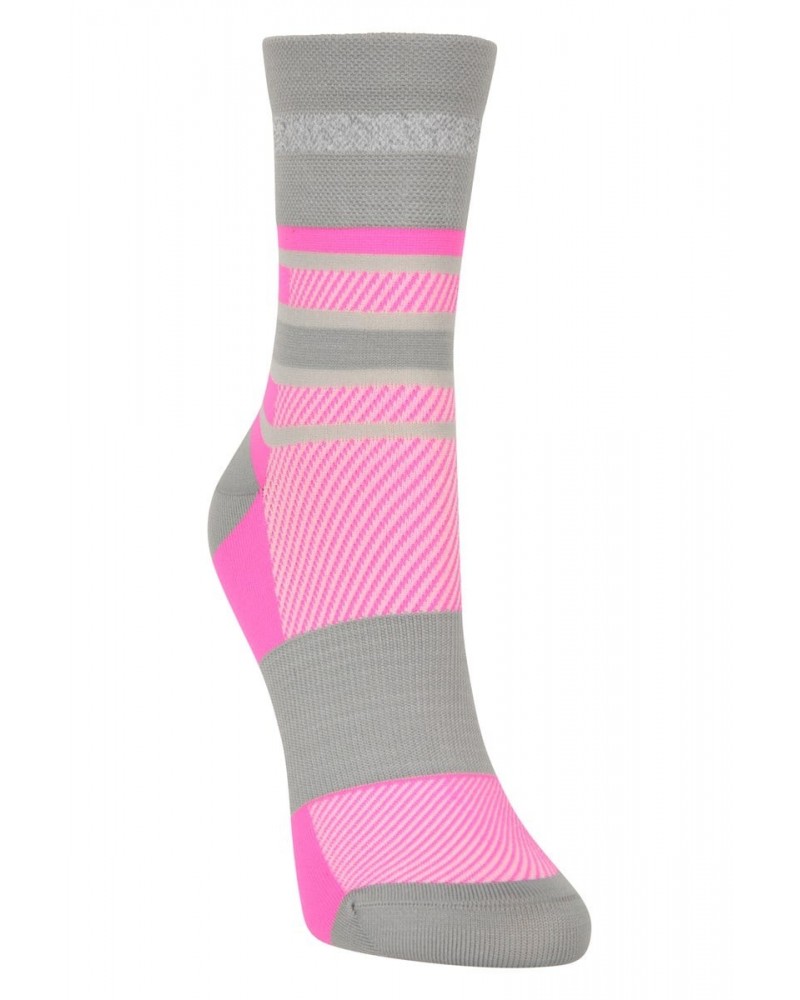 Vision Reflective Womens Sock Pink $10.79 Accessories