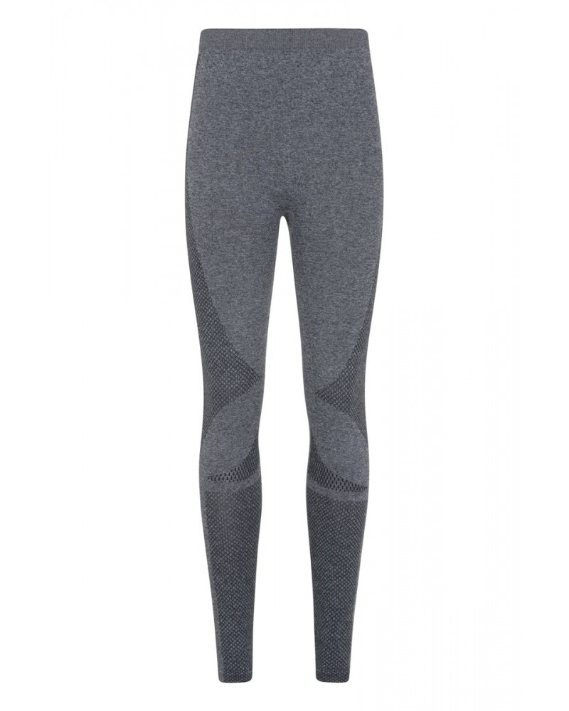 Off Piste II Womens Thermal Leggings Dark Grey $12.50 Pants