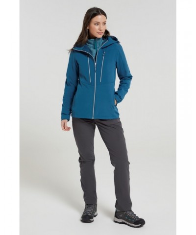 Direction Womens Recycled Softshell Jacket Teal $26.40 Jackets