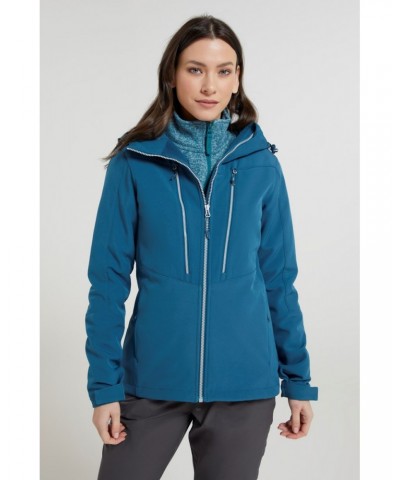 Direction Womens Recycled Softshell Jacket Teal $26.40 Jackets