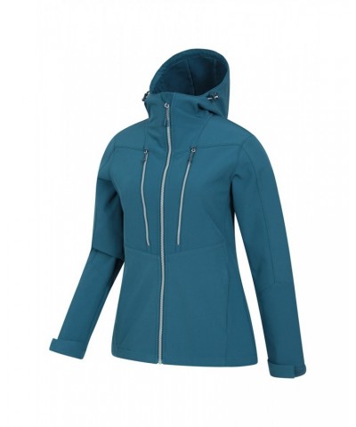 Direction Womens Recycled Softshell Jacket Teal $26.40 Jackets