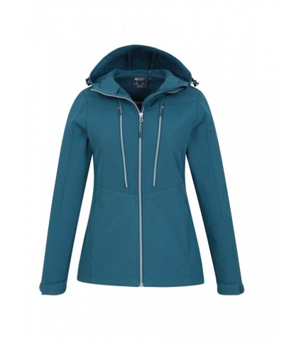 Direction Womens Recycled Softshell Jacket Teal $26.40 Jackets