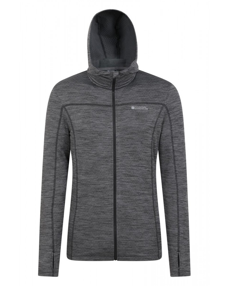 Finsbury Textured Mens Hoodie Dark Grey $22.05 Active