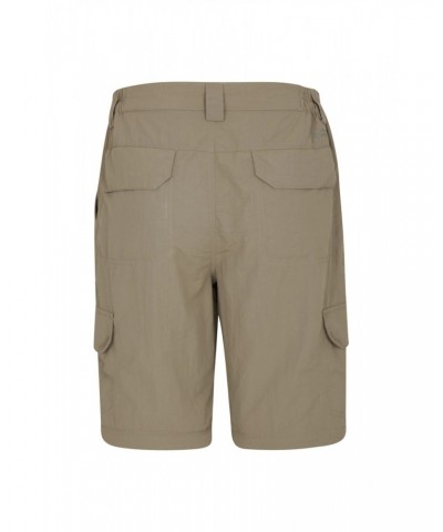 Trek Mens Zip Off Pants Dark Beige $26.09 Pants