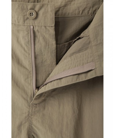 Trek Mens Zip Off Pants Dark Beige $26.09 Pants