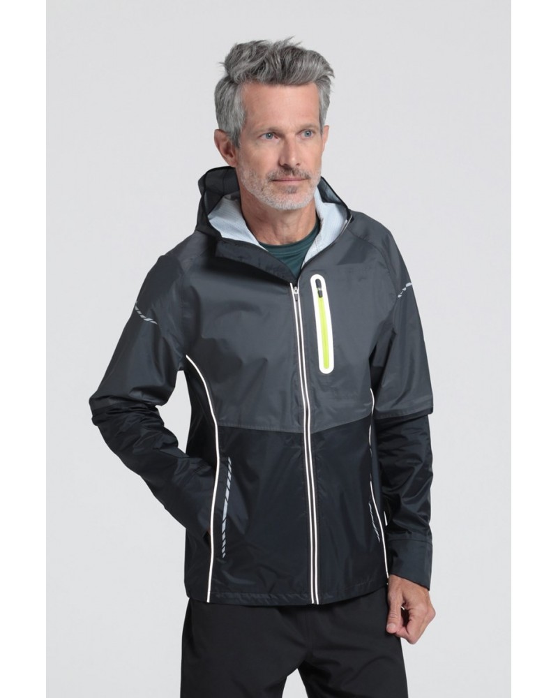 Accelerate Mens Waterproof Active Jacket Black $29.14 Jackets