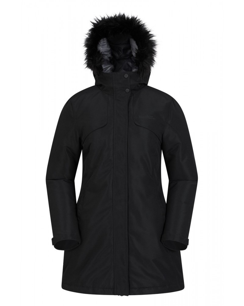 Flare Womens Parka Black $43.99 Jackets