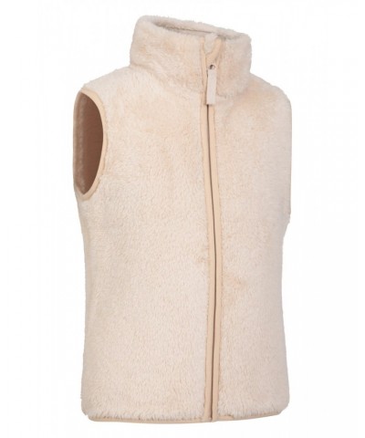 Teddy Kids Fleece Vest Beige $15.65 Fleece