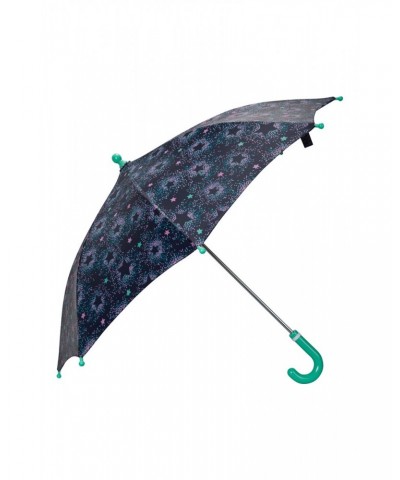 Kids Printed Umbrella Turquoise $9.53 Accessories