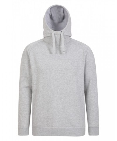 Alder Mens High Neck Hoodie Grey $17.10 Tops