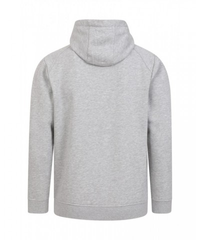 Alder Mens High Neck Hoodie Grey $17.10 Tops