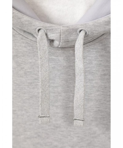 Alder Mens High Neck Hoodie Grey $17.10 Tops