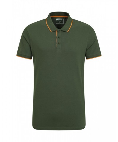 Lakeside II Mens Polo Shirt Dark Green $14.84 Tops