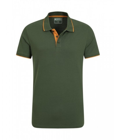 Lakeside II Mens Polo Shirt Dark Green $14.84 Tops