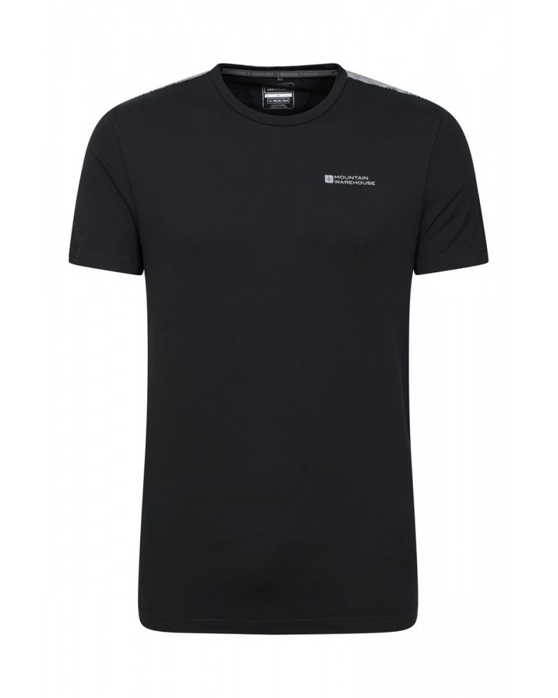 Iso-Viz Mens Active T-Shirt Black $15.29 Active