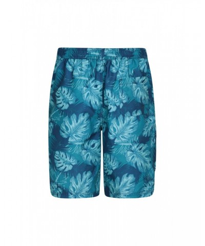 Ocean Printed Mens Boardshorts Teal $12.99 Pants