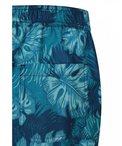 Ocean Printed Mens Boardshorts Teal $12.99 Pants