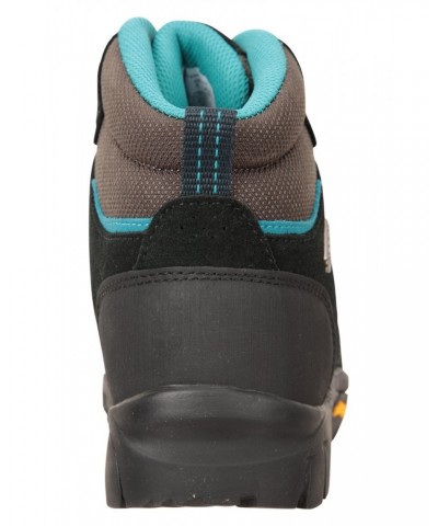 Edinburgh Vibram Youth Waterproof Hiking Boots Dark Teal $40.79 Footwear