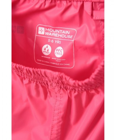 Pakka II Kids Waterproof Overpants Bright Pink $12.99 Pants