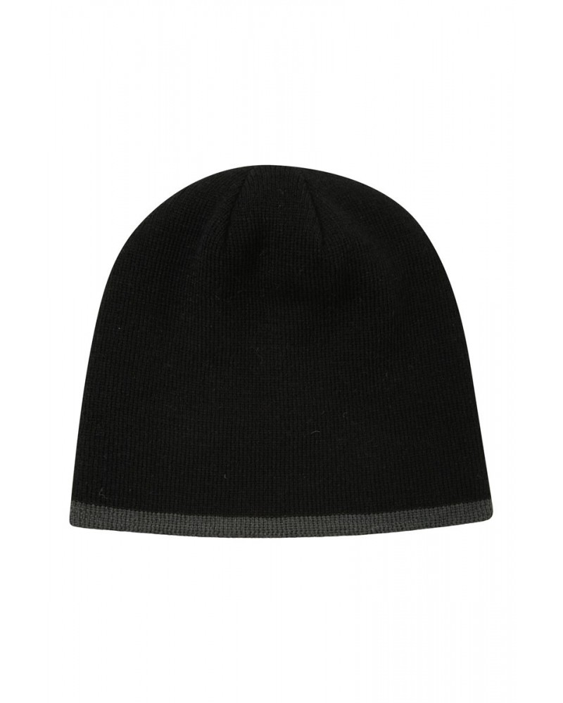 St Anton Mens Beanie Black $10.63 Accessories