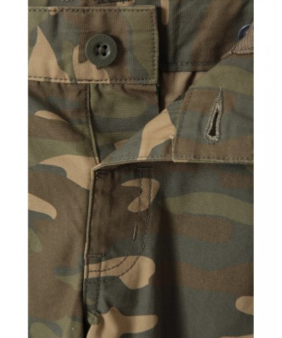 Camo Cargo Kids Shorts Beige $18.47 Pants