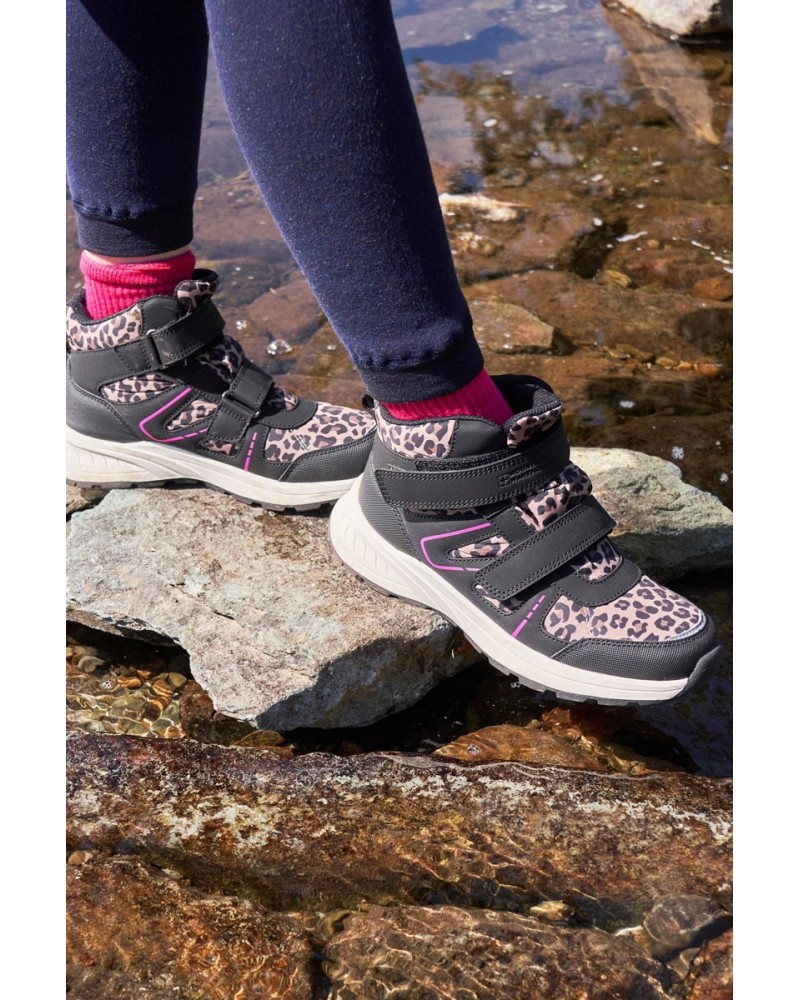 Jupiter Kids Adaptive Waterproof Hiking Boots Pink $31.50 Footwear