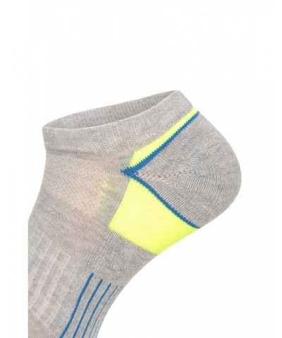 Isocool Performance Mens Trainer Socks 3-Pack Lime $13.56 Active