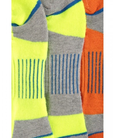 Isocool Performance Mens Trainer Socks 3-Pack Lime $13.56 Active