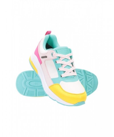 Colourblock Kids Waterproof Sneakers Pink $13.53 Footwear