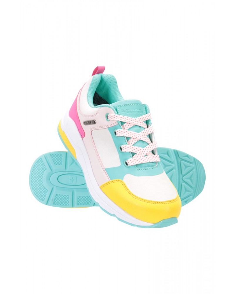 Colourblock Kids Waterproof Sneakers Pink $13.53 Footwear