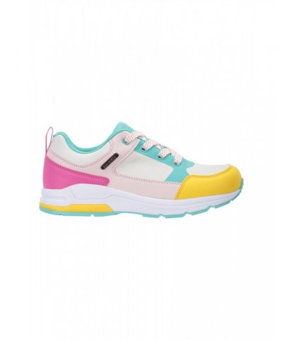 Colourblock Kids Waterproof Sneakers Pink $13.53 Footwear