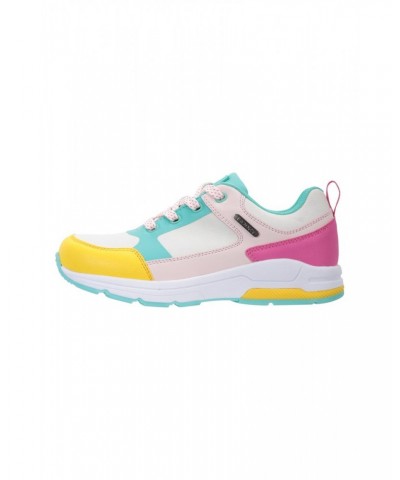 Colourblock Kids Waterproof Sneakers Pink $13.53 Footwear