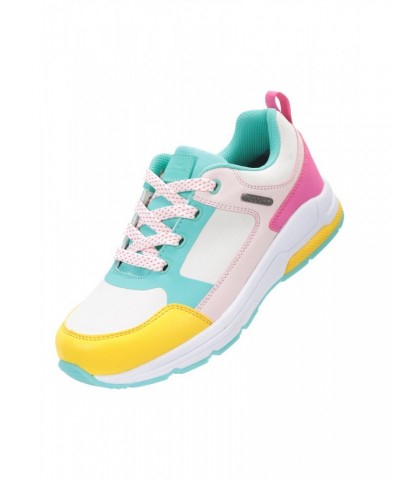 Colourblock Kids Waterproof Sneakers Pink $13.53 Footwear