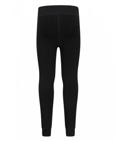 Kids Fluffy Fleece Lined Leggings Black $10.00 Active