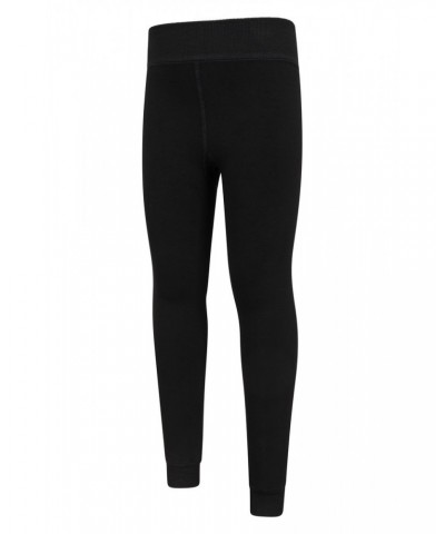 Kids Fluffy Fleece Lined Leggings Black $10.00 Active