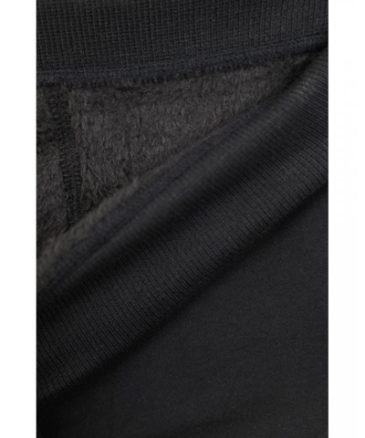 Kids Fluffy Fleece Lined Leggings Black $10.00 Active