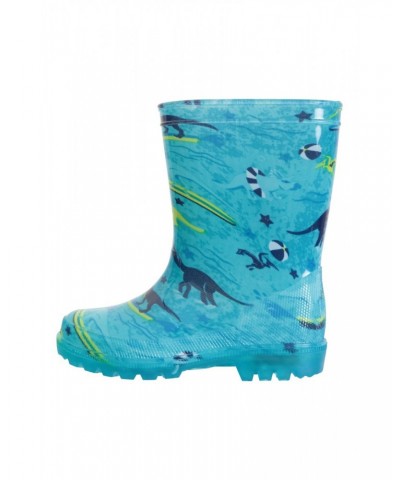 Splash Junior Flashing Lights Rain Boots Dinosaur $14.99 Footwear