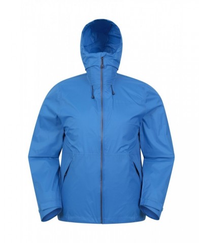 Swerve Mens Packaway Waterproof Jacket Bright Blue $23.50 Jackets