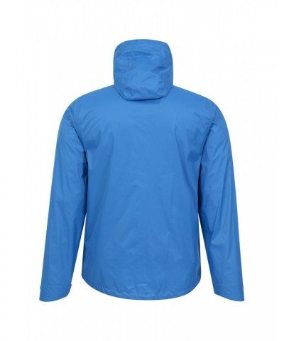 Swerve Mens Packaway Waterproof Jacket Bright Blue $23.50 Jackets