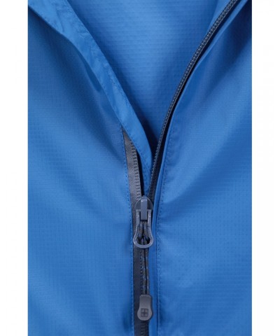 Swerve Mens Packaway Waterproof Jacket Bright Blue $23.50 Jackets